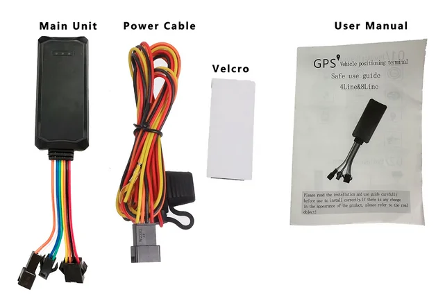 GT06 + GT02 Voice Multifunctional GPS Tracker with Microphone SOS Alarm Support LBS GSM IOS Android PC Compatible GPRS