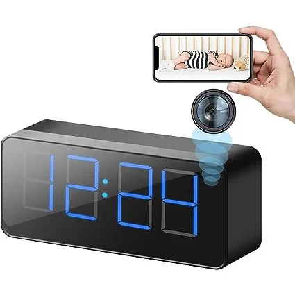 XAH16 4K Hidden Camera Clock